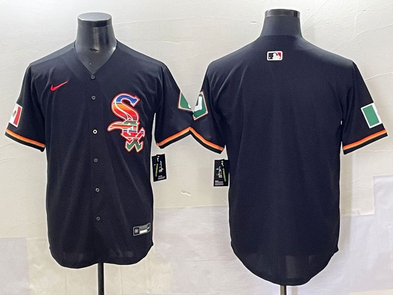 Men 2025 Chicago White Sox Blank Black Game Nike MLB Jersey style 31